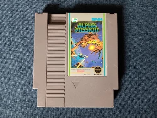Alpha Mission (SNK, 1987) NES Game Cart Only, Tested & Working