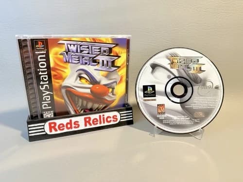Twisted Metal III 3 Playstation 1 PS1 Complete CIB w/ Reg Excellent Refurbished