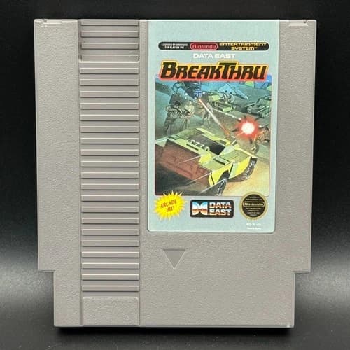 BreakThru (Nintendo Entertainment System, 1987) Authentic Cart - Tested Working