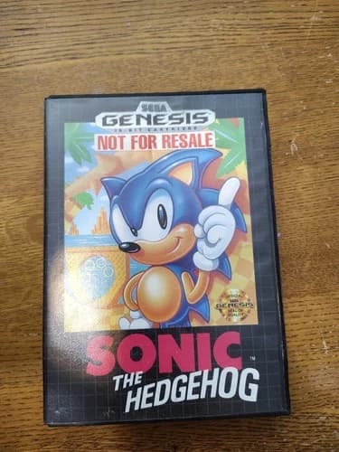 Sonic the Hedgehog (Sega Genesis, 1991) - CIB/Complete Not For Resale Good Condi