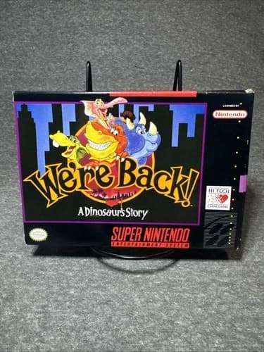 We're Back A Dinosaur's Story Super Nintendo Entertainment System SNES CIB 25