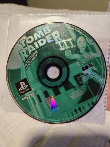 Tomb Raider III 3 Adventures Of Lara Croft Playstation 1 PS1 Tested Disc Only