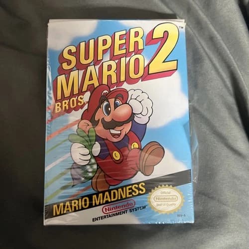 Super Mario Bros. 2 NES Nintendo CIB Complete In Box - Good Condition - Tested
