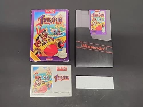 Disney's TaleSpin (Nintendo Entertainment System NES, 1991) CIB-Box/Manual/Game