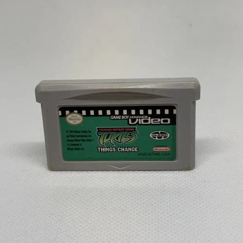 Teenage Mutant Ninja Turtles: Things Change GBA Nintendo Game Boy Advance Video