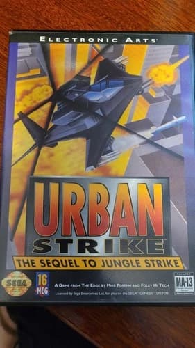 Urban Strike (Sega Genesis, 1994) Complete