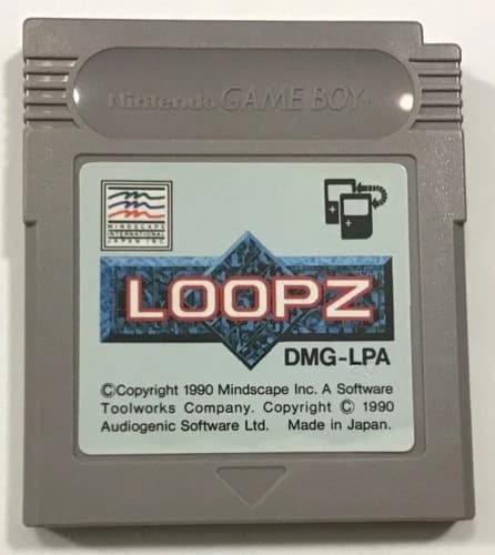 Loopz GB (Nintendo GameBoy, 1990) DMG-LPA Game Boy Cartridge