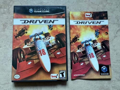 Driven (Nintendo GameCube, 2002) Complete w/ Manual CIB Tested & Working