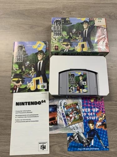 Blues Brothers 2000 (Nintendo 64, 2000) CIB TESTED C