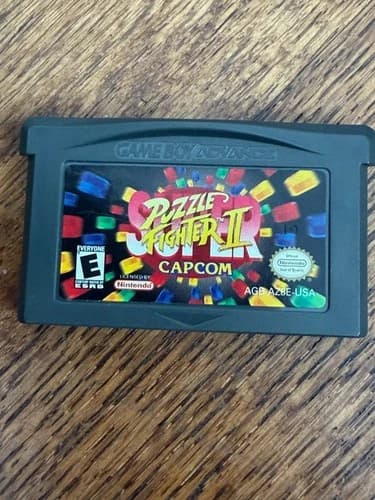 Nintendo Game Boy Advance Super Puzzle Fighter II 2 Game