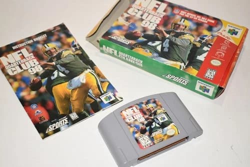 NFL Quarterback Club 98 (Nintendo 64, 1997) N64 Complete CIB Tested