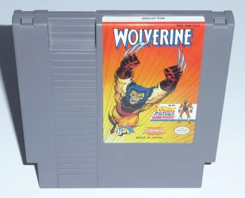 Wolverine X-Men (Nintendo NES Authentic Game) Cleaned Tested Working