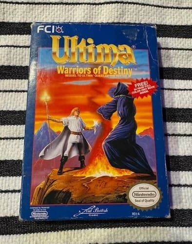 Ultima: Warriors of Destiny (NES) - Complete - Tested - Original - Inserts