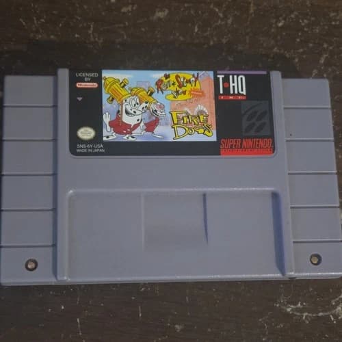 THQ Ren & Stimpy Show: Fire Dogs Super Nintendo SNES NTSC-U/C Ren & Stimpy