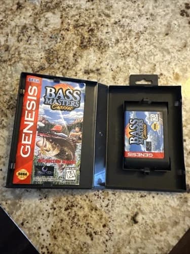 Bass Masters Classic Sega Genesis 1995 Tested Free Shipping