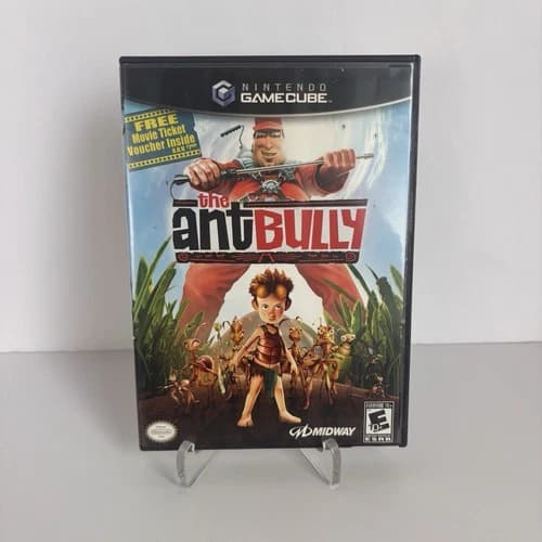The Ant Bully Nintendo Gamecube COMPLETE w/ Case manual game WORKS Movie Ticket