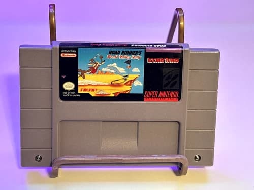Road Runner's Death Valley Rally Super Nintendo SNES 1992 Cart Tested Nice