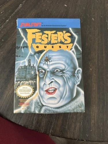 Nintendo NES Game Festers Quest CIB Complete In Box