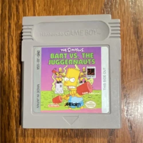 Acclaim The Simpsons: Bart vs. the Juggernauts Nintendo Game Boy NTSC-U/C