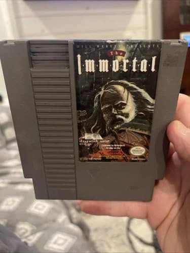 The Immortal Nintendo NES Cart 1990 Tested Authentic Free Shipping