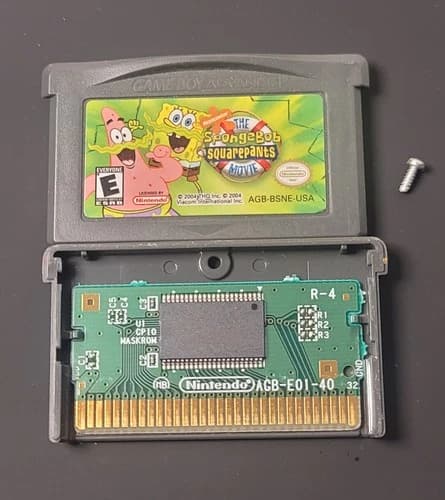SpongeBob SquarePants: The Movie Nintendo Game Boy Advance Game Only, Tested