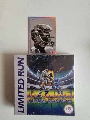 Metal Masters (Nintendo Game Boy) Limited Run Games 2021 Re-release W/ Card!
