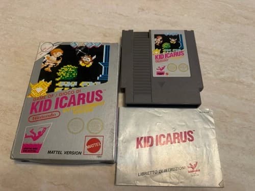 KID ICARUS GAME NINTENDO NES MATTEL 1985 COMPLETE IN COLLECTIBLE BOX