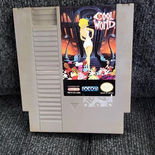 Ocean Cool World (Nintendo NES) NTSC-U/C US/Canada Game Cartridge