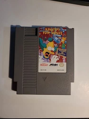 Krusty's Fun House (Nintendo Entertainment System, 1992) Authentic & Tested