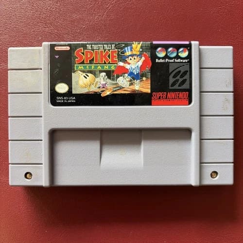 The Twisted Tales Of Spike McFang SNES Cart Cartridge Only