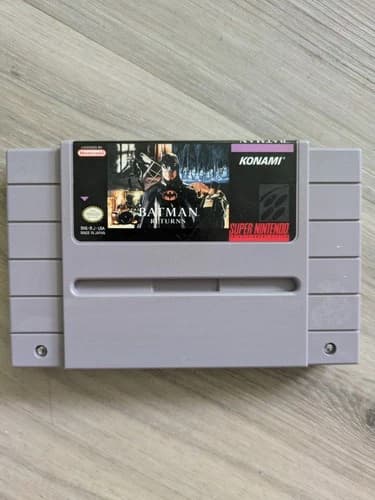 Batman Returns Konami Super Nintendo SNES 1992 Game Cartridge Only