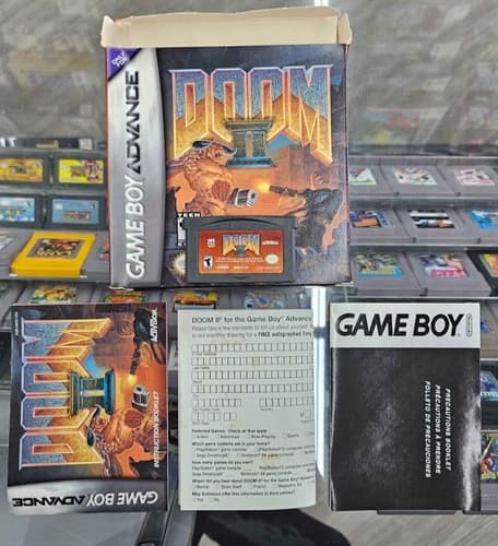 Doom II (2) - Nintendo Gameboy Advance [GBA] - Complete *CIB*
