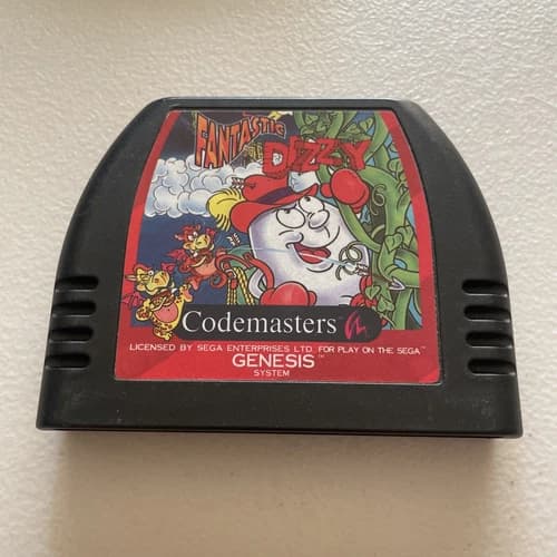 Fantastic Dizzy (Sega Genesis, 1993) Cart Only Tested Works