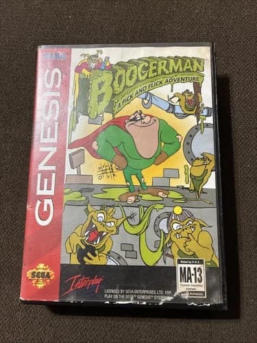 Boogerman: A Pick and Flick Adventure (Sega Genesis, 1994)