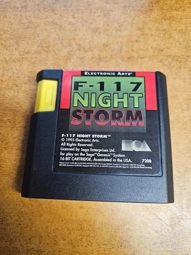 F-117 Night Storm (Sega Genesis, 1993)(TESTED)