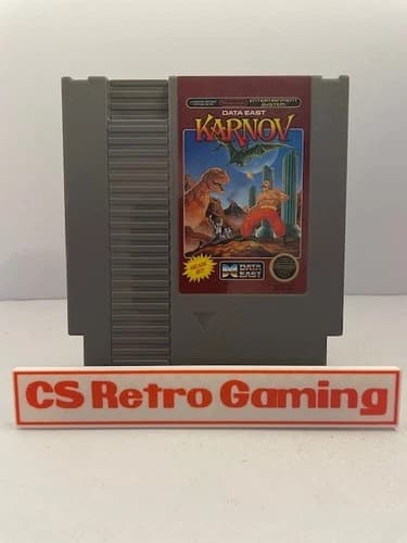 Karnov (Nintendo NES) Authentic Cleaned Tested Working