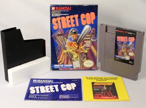 Street Cop NES Nintendo Complete CIB Authentic! GREAT Condition! RARE!