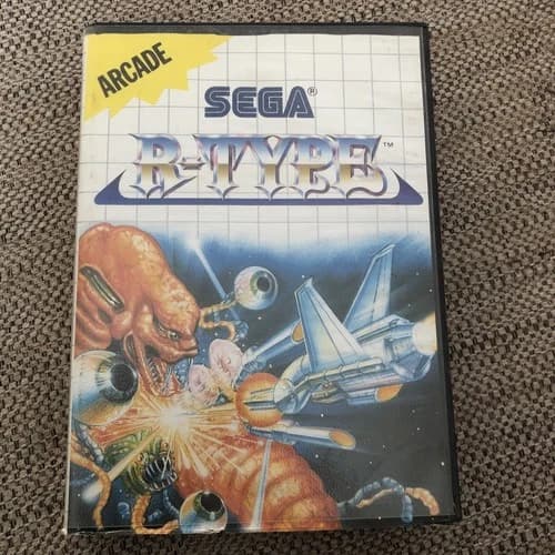 Sega Master System Game - R-Type - Complete - Tested