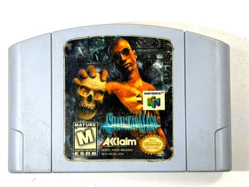 Shadow Man (Nintendo 64, 1999) N64 Authentic Tested