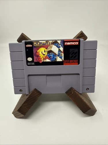 SNES Super Nintendo Pac Attack Tested Working