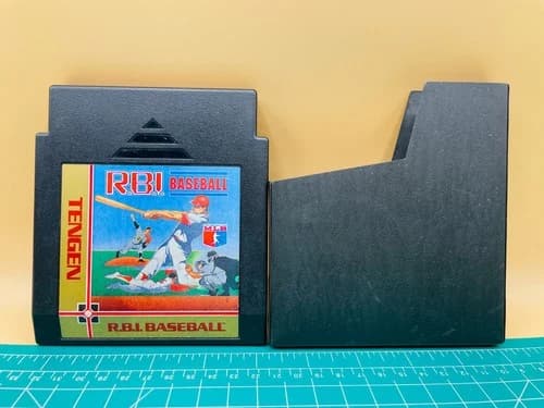RBI Baseball Nintendo NES Tengen Authentic Cartridge and Cover Only