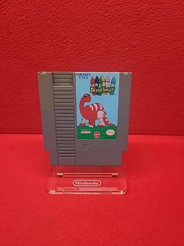 Nintendo NES Color a Dinosaur Game