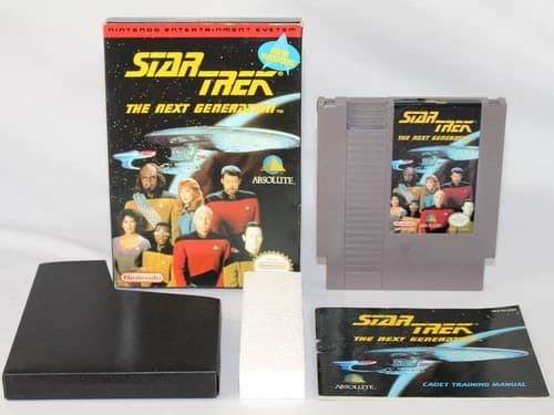 Star Trek: The Next Generation NES Nintendo Complete CIB Great Condition! Rare!