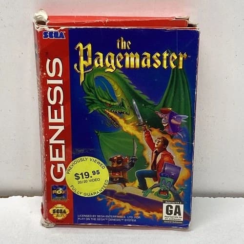 The Pagemaster - Sega Genesis