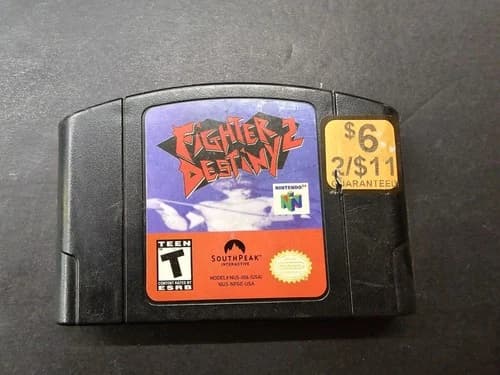 Fighter Destiny 2 Nintendo 64 Game Authentic N64