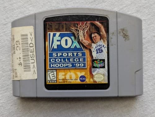 Fox Sports College Hoops '99 (Nintendo 64, 1998) N64