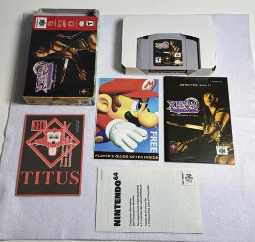 Nintendo 64 N64 XENA WARRIOR PRINCESS THE TALISMAN OF FATE in Box w Manual CIB!!