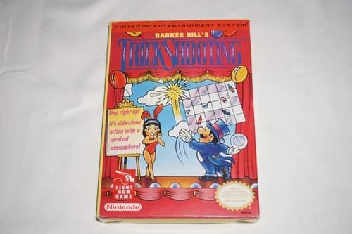Barker Bill's Trick Shooting (Nintendo NES) Complete in Box CIB