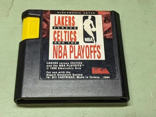 Lakers vs. Celtics and the NBA Playoffs Sega Genesis Cartridge Only