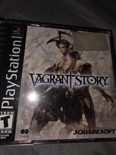SquareSoft Vagrant Story Sony PlayStation, Complete in Box, Black Label, Tested
